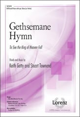 Gethsemane Hymn SATB choral sheet music cover